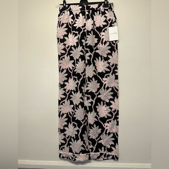 💥Authentic Valentino floral print 100% silk pants size Small, NWT - Picture 8 of 12